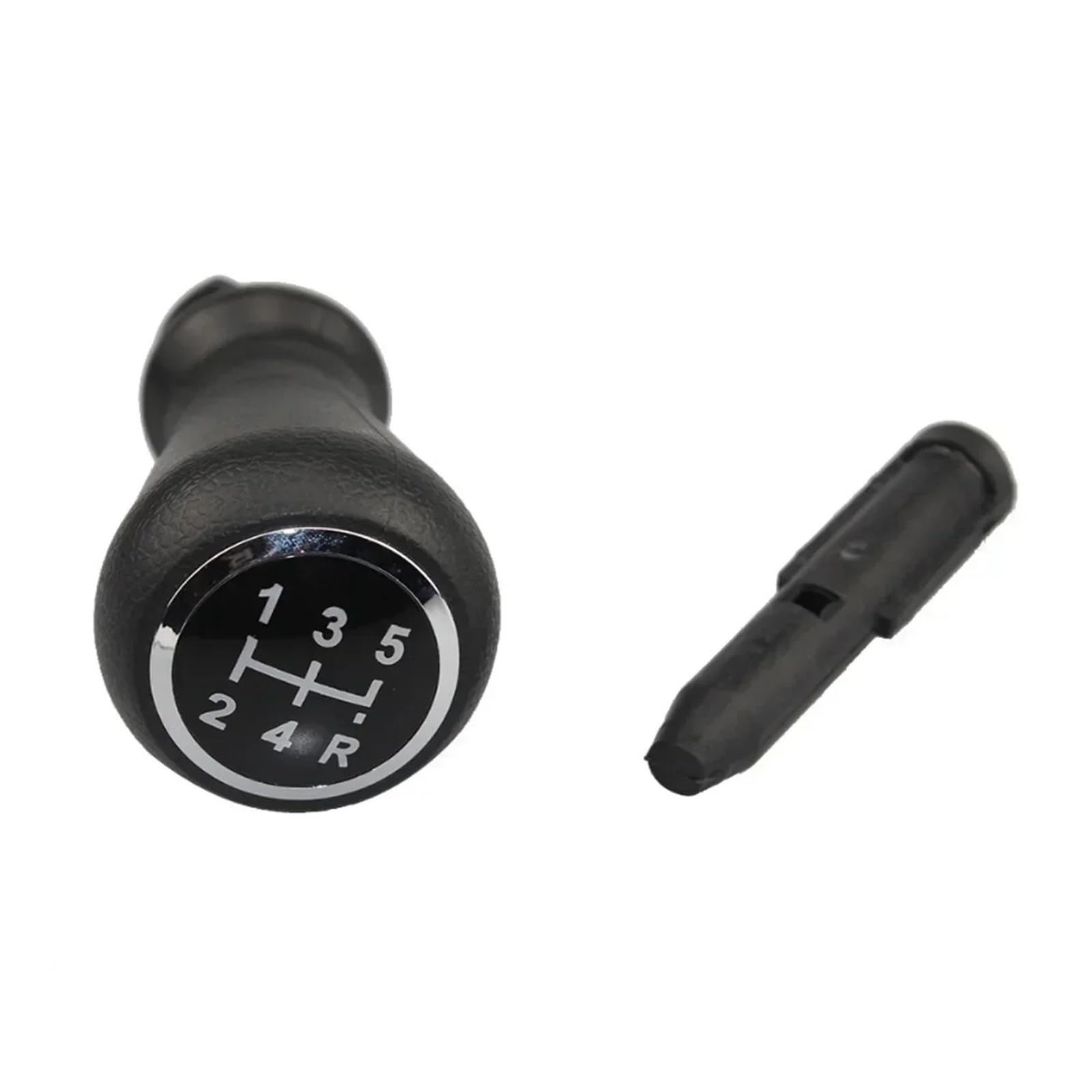 Jxewmtmc Black For Peugeot 206 207 306 307 308 3008 406 4007 Shift Knob Head Rod Adapter Manual 5-Speed Transmission Gear Lever Replacement Gear Stick Shift Cover(Black)
