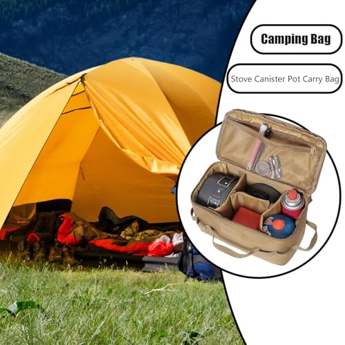 Foldable Camping Bag - Camping Utensils Bag Water Resistant Folding Outdoor Camping Storage Stove Canister Pot Cookware Utensils Organizer For Travel3