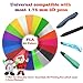 3D Pen Filament 400 Feet 20 Colors, dikale 3D Printing Pen Refills PLA Bonus 250 Stencil eBook, 3D Printer Pen Filament 1.75mm Smooth Printing