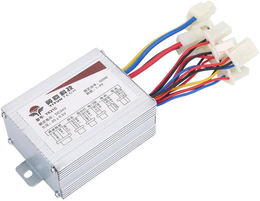 DC Brush Motor Speed Controller 24V/36V/48V 350W/500W/800W Electric Scooter Bicycle E-bike Motorcycle Accessories Parts YK31C