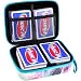 Cards Holder Up to 350 Compatible with UNO/PM/TCG/CAH Card Game, Game Card Case for Base Game/Legends/Dragons/Rainbow Apocalypse/NSFW All Expansion Pack - Galaxy