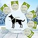 EMUST Winterhundejacke, kuschelige winddichte Hundejacke für kaltes Wetter, einfarbig, für mittelgroße Hunde, Grün, M