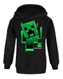 Hoodie Boys Kids Gamer Black Creeper Inside Hooded Jumper