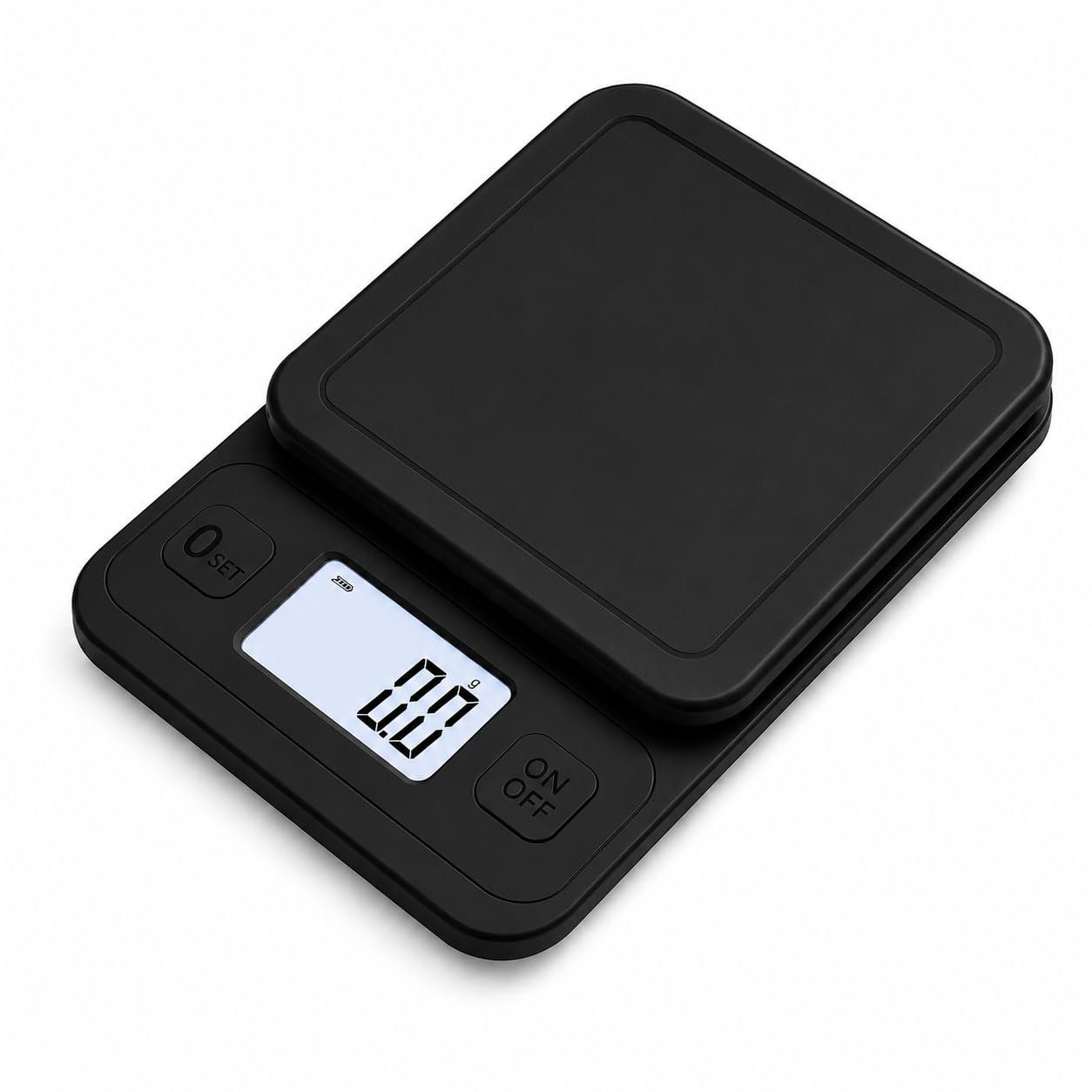 デジタルスケール クッキングスケール キッチンスケール 電子天秤 0.1g/3.0kg 精密電子はかり 収納に便利 LCD ディスプレイ 風袋引き機能
