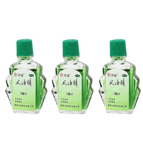 Shui Xian Feng You Jing 3ml*3packs Medicated Oil Relief of Mosquitoes Bites Summer Travelling