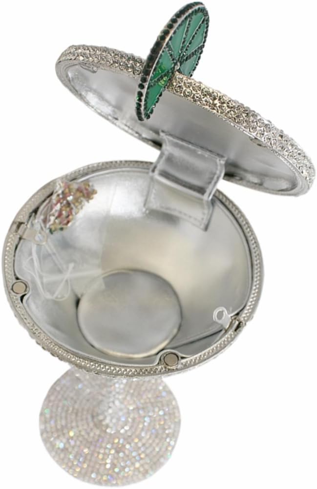 Women Goblet Rhinestone Evening Bag Cocktail Cup Diamond Clutch Funny Crystal Prom Handbag Wedding Purse for Party | Women, Goblet, Rhinestone, Cocktail Cup, Diamond, Funny