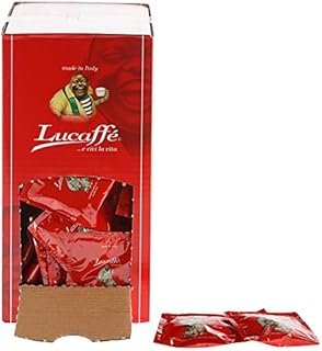 150 saszetek do kawy ESE Ø 44 mm  Lucaffé Mamma Lucia, kompostowalne podkładki papierowe, mieszanka Robusta & Arabica, słodki smak, intensywny aromat, wysoka zawartość kofeiny, zgodnie z włoską tradycją