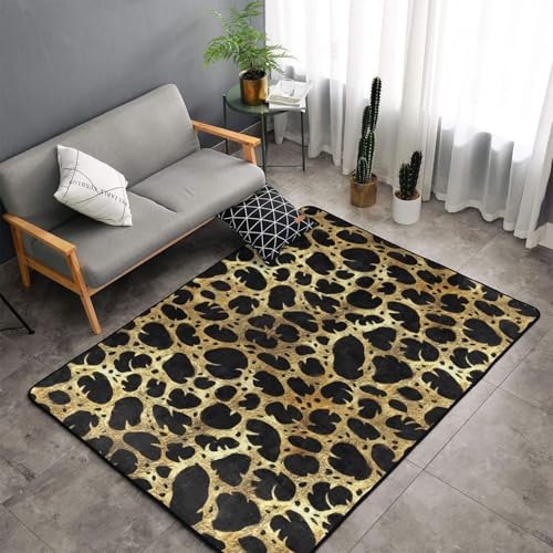 Tapis lavable antidérapant et doux pour chambre à coucher