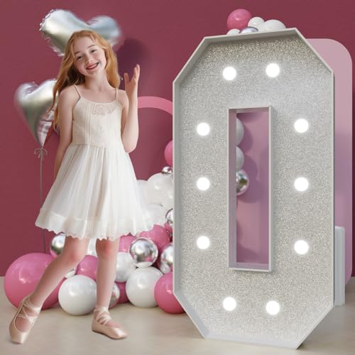 Grand nombre mosaïque lumineux 1,2 m blanc froid imprsv pour fête