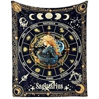 Homieblanket Sagittarius Zodiac Blanket for Boys Girls, Secret Astrology Themed Design Printed Throw Blankets for Kids Lap, Chair, Soft Fleece Cozy Blanket, 30\"x 40\"