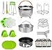 Price comparison product image Pressure Cooker 18In 1 Accessories Set for Instant Pot Includes Vegetable Steamer Basket, Spring Form Pan, Egg Steamer Rack, Dish Clip, Steam Rack Trivet Magnetic Cheat Sheets.