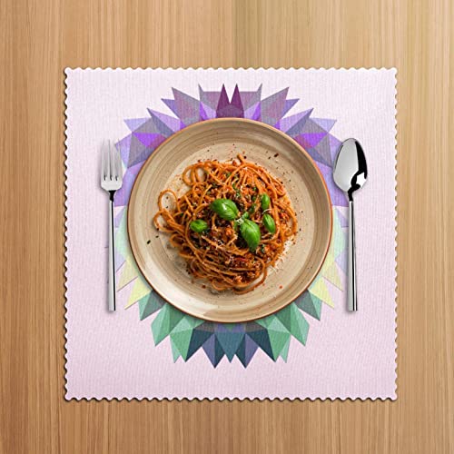 Lot de 4 sets de table pour tables à manger et repas de famille - 6