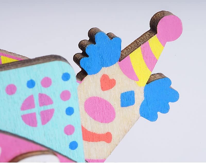 Close-up of a decorative party hat element