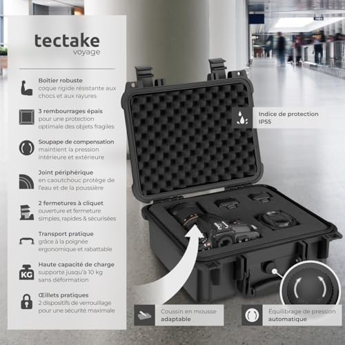 Valise étanche tectake pour transporter vos accessoires électroniques - 2