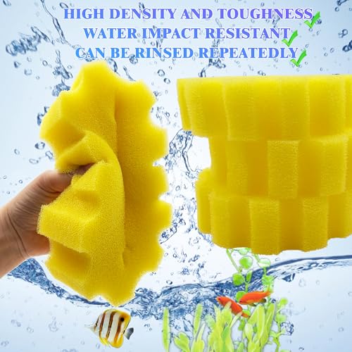 Image of 3 Pack Replacement Sponge Filter Media Pads for VIVOHOME 1050GPH Biological Pond Filter, Compatible with VIVOGROW 1050GPH Pressure Koi Fish Pond Filter