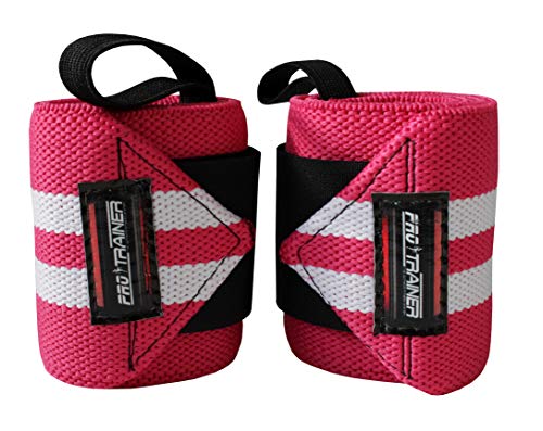 Munhequeira Profissional Crossfit Powerlifting Lpo Pulso (PRETO COM BRANCO)