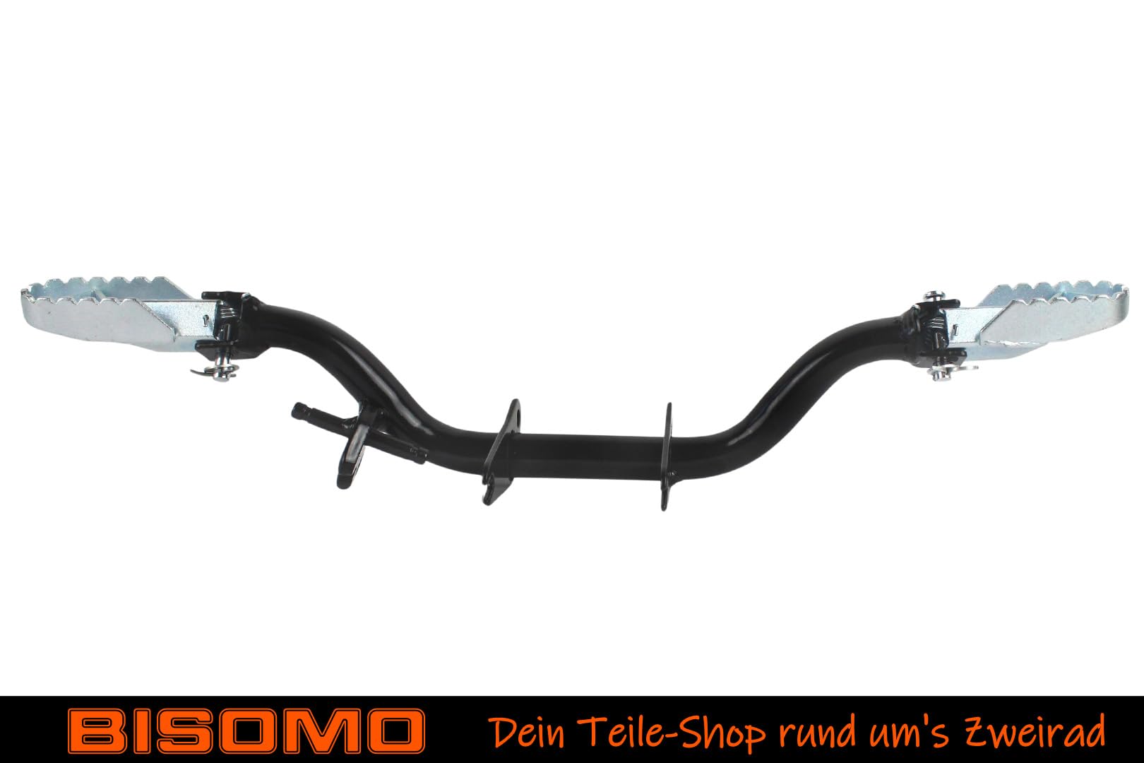 Fußrastenträger Tuning Sport, klappbare Fußrasten mit Halteplatte für Seitenständer, für Simson S50, S51, S70, S53, S83