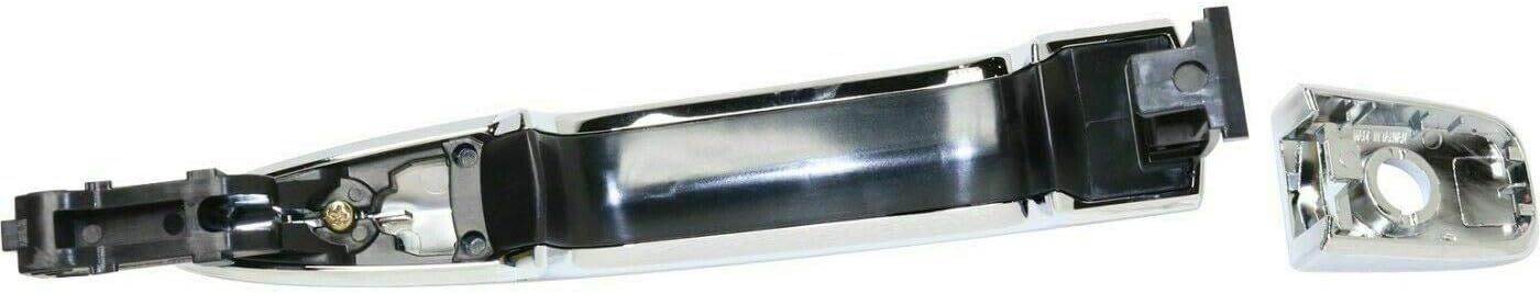 Door Handle Chrome Front Driver Side for 2013-2018 Nissan Sentra / 2009-2014 Maxima Murano / 2011-2017 Leaf Direct Replacement 806401AA0A