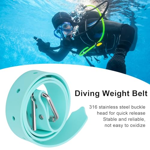 Cinturón de peso para buceo ajustable POENVFPO para evitar flotación 6