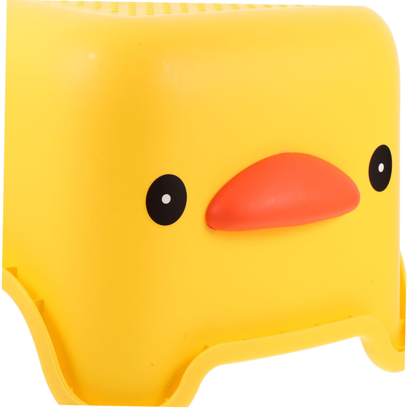 Sosoport Sgabello Per Bambini Portatile in Plastica Resistente, Sgabello Basso Quadrato Multifunzionale Per Bagno, Cucina e Camera Da Letto, Seduta Comoda e Organizer Design Papera
