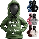 Noni Custom Car Gear Shift Hoodie for Boyfriend Girlfriend, Valentine Hoodie Gear Shift Knob Cover Gifts for Dad, Husband, Mini Hoodies for Auto Shifter, Auto Interior Gadgets, Car Decor Style 05