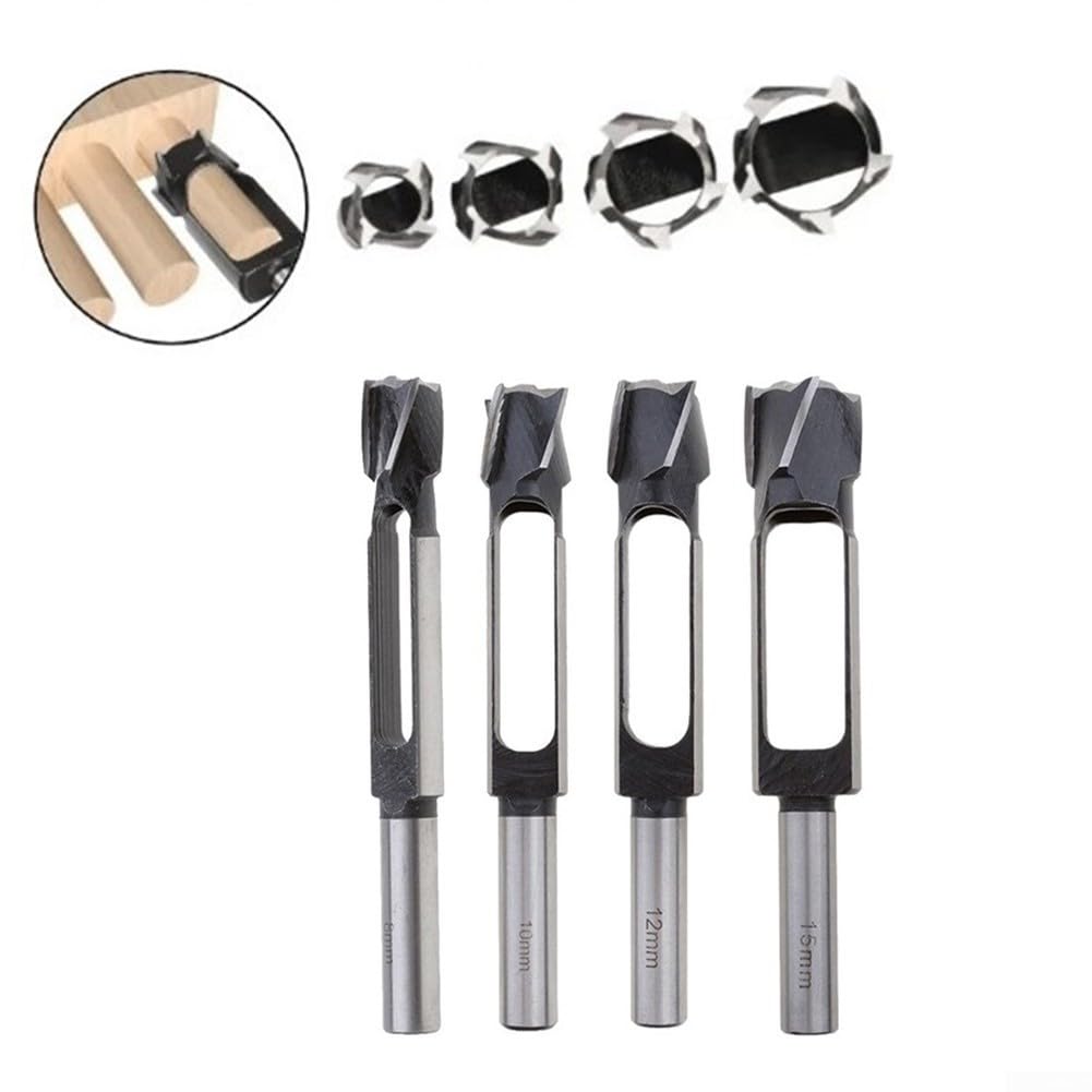 Brocas para Madera 4pcs para hcs 8-15mm Carpintería Brocas para