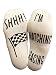 'SHHH I'm Watching Racing' Funny Ankle Socks - For Racing Fans
