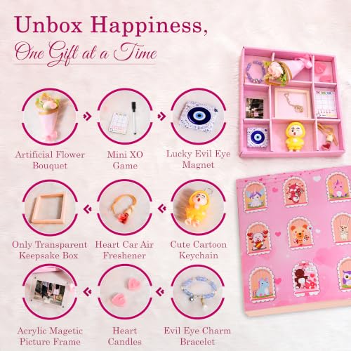 Image of Art Street Gift Hamper Box with Greeting Cards, Mini Gifts & Keepsakes,Raksha Bandhan Gift for Brother, Sister, Friends, Kids, Family, Birthday, Return Gift & Surprise Gift Hamper