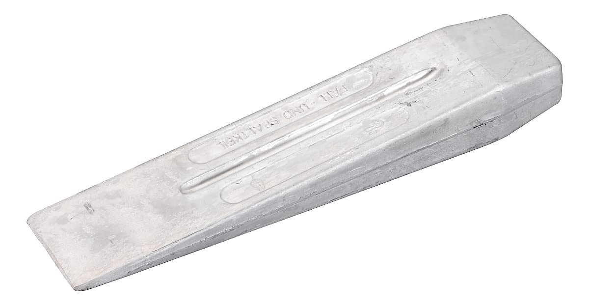Cuña de aluminio KWB 4536-10 que evita atascos de la motosierra en la madera