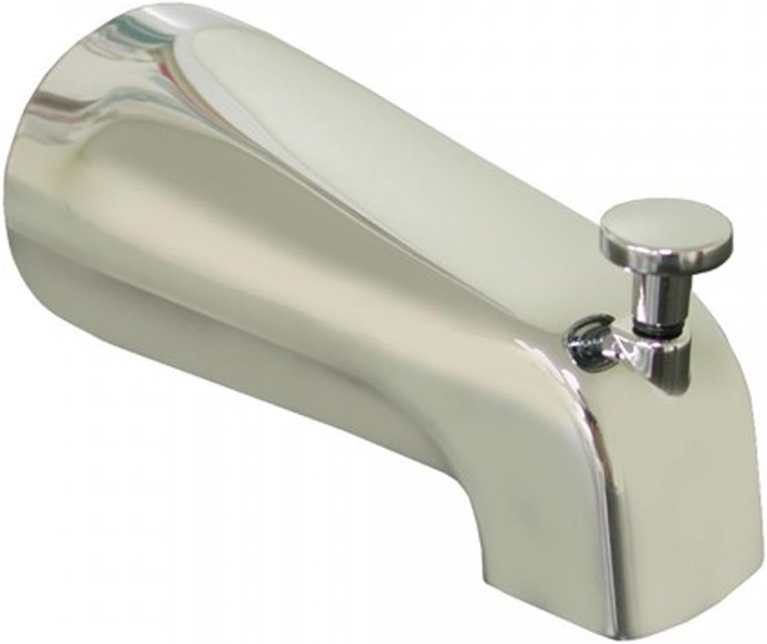 Jones Stephens Corporation D01001 Jones Stephens Diverter Tub Spout 1/2 FIP D01-001, Small, Chrome