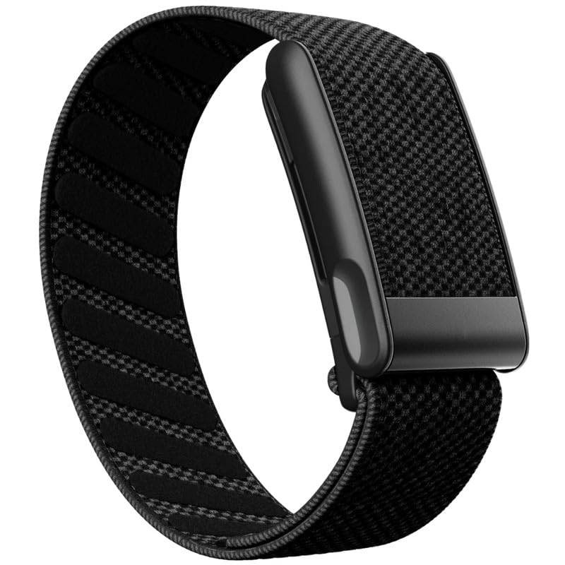 Nylon Strap Suitable for Whoop MG Knit Bands Slim Lightweight Design | Black Gray-Black Frame/MG
