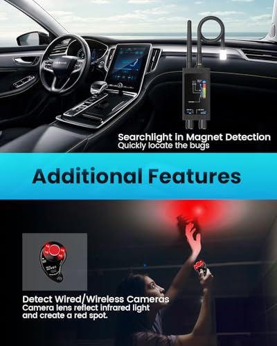 Minicoast M-8000 Hidden Camera Detectors, Anti Spy Camera Finder Hidden Bug Detector thumb #5