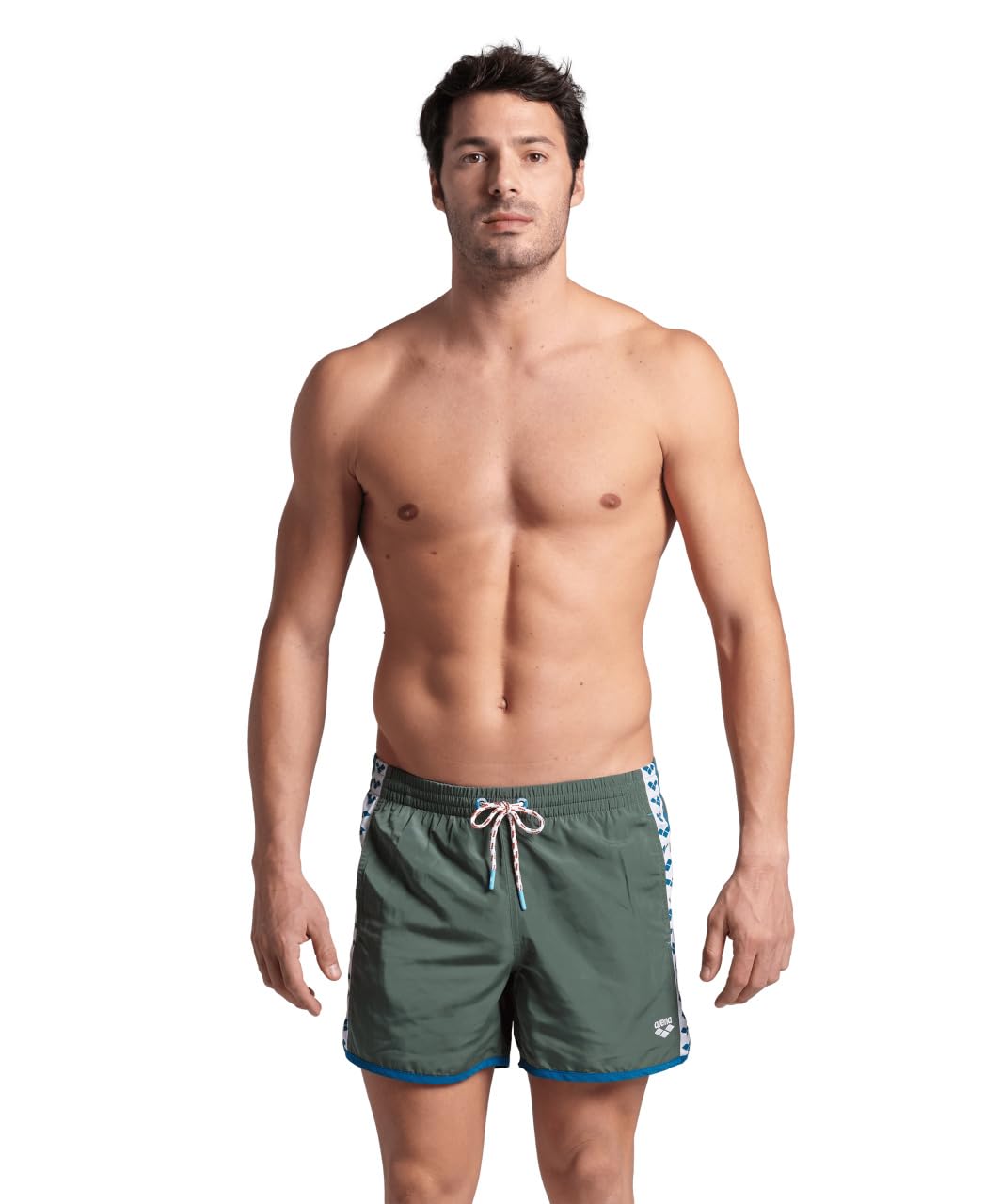 ARENA Men's Team Stripe Beach Short Short de Playa Hombre (Pack de 1)