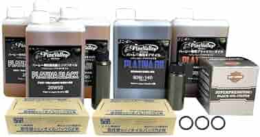 パインバレープラチナブラックオイルセットブラックフィルターM8ソフテイル プラチナブラック オイルセット Pine Valley Original Platina