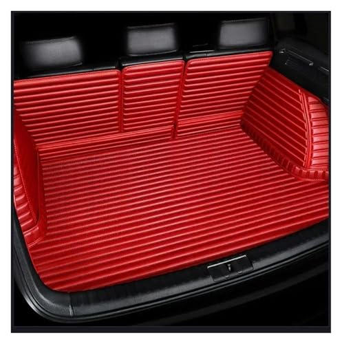 Tapis de coffre pour Benz Classe E W213 imperméable et antidérapant de 2017 à 2022 Rouge B