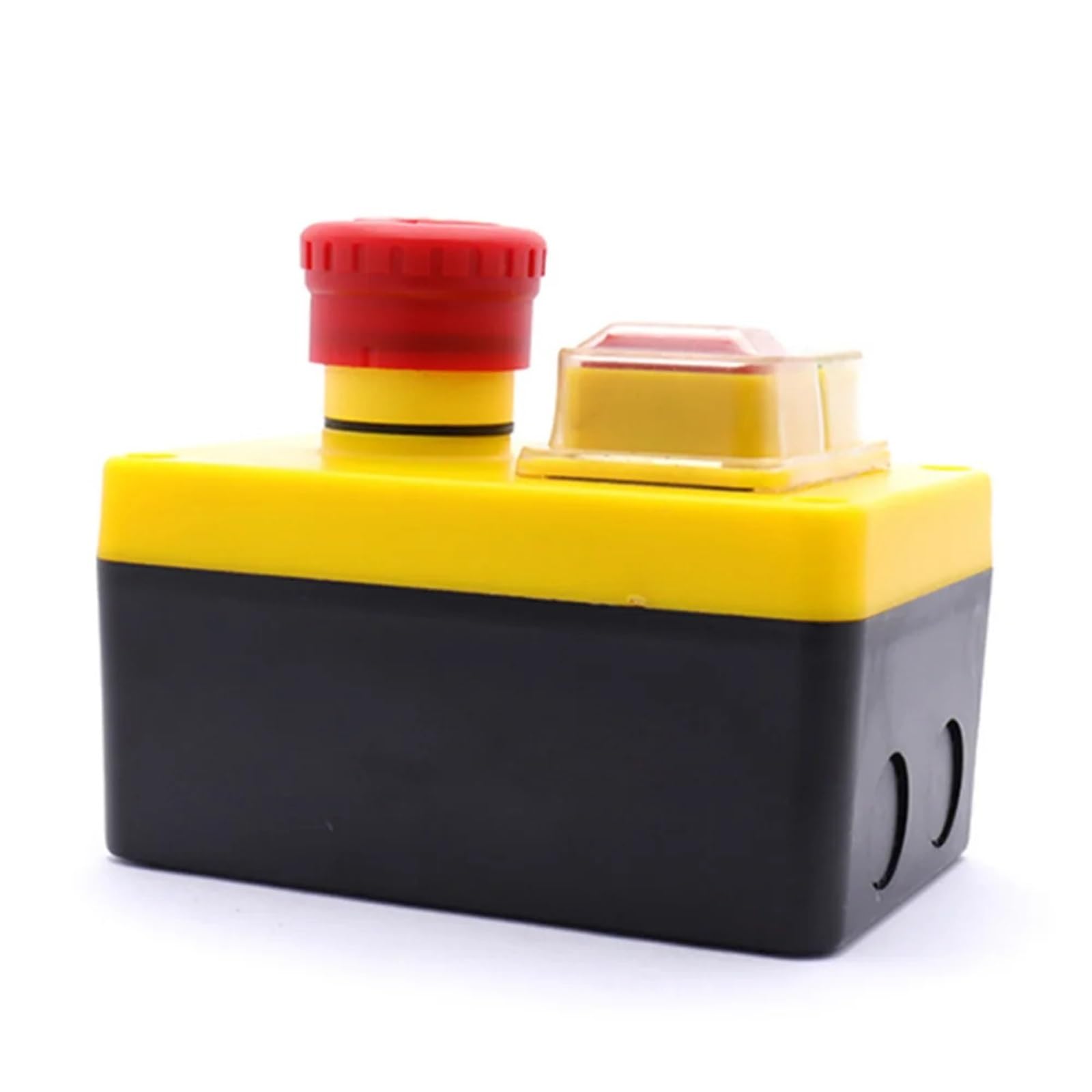 1 interruptor pulsador electromagnético KJD17D-2 de 250 V y 16 A, interruptor de parada de emergencia for herramientas eléctricas y máquinas herramienta.