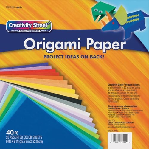 Pacon Origami Paper, With Instructions, 9