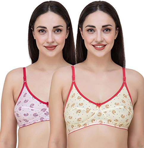 Image of Fasense Women's Wire Free Non Padded Cotton Bra