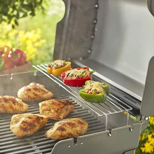 GIRXZYBX 7641 63CM Edelstahl warmhalterost für weber spirit 300 Serie 320 e320 e310 e330 gbs, grillrost für weber Spirit 700, 90 Rost ersatzteile Genesis Silver/Gold B&C, Genesis Platinum I & II 6