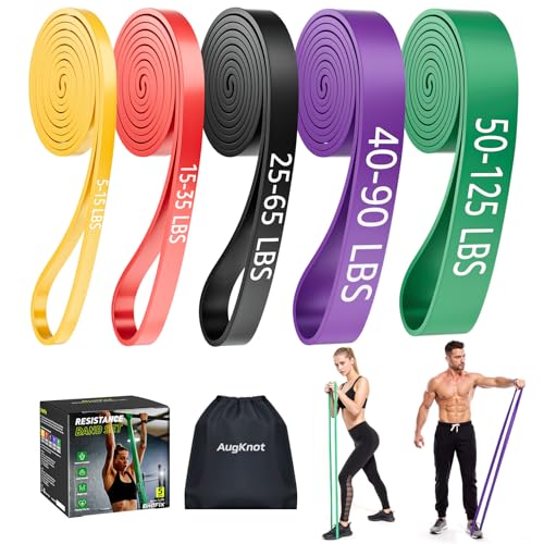 Resistance Bands for Working Out: 5-Levels Exercise Bands Set - P...