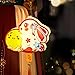 手持ち式お祝い ウサギ形ランタン中秋節用手作りDIY月兎提灯セット 3個入り PVC素材 秋夕祭りハンドヘルドランタン パーティー装飾