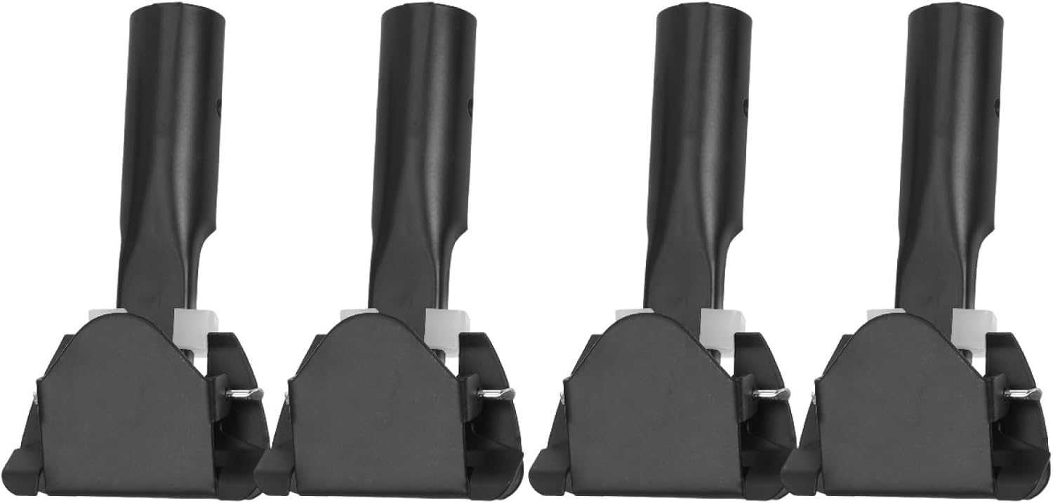 Amosfun 4Pcs Replacement Mop Rod Clamps for Commercial Mop Handles Iron Clamp Clips for Dry and Reusable Clamp Mops 6.29 X 2.95 Inches