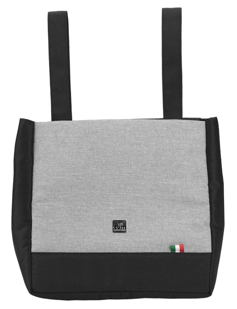 CAM Il Mondo del Bambino - art.914/T933 - Sistema Modulare Next Evo - carrozzina, passeggino, seggiolino auto e borsa - made in Italy - perfetto da 0 a 48 mesi - GRIGIO