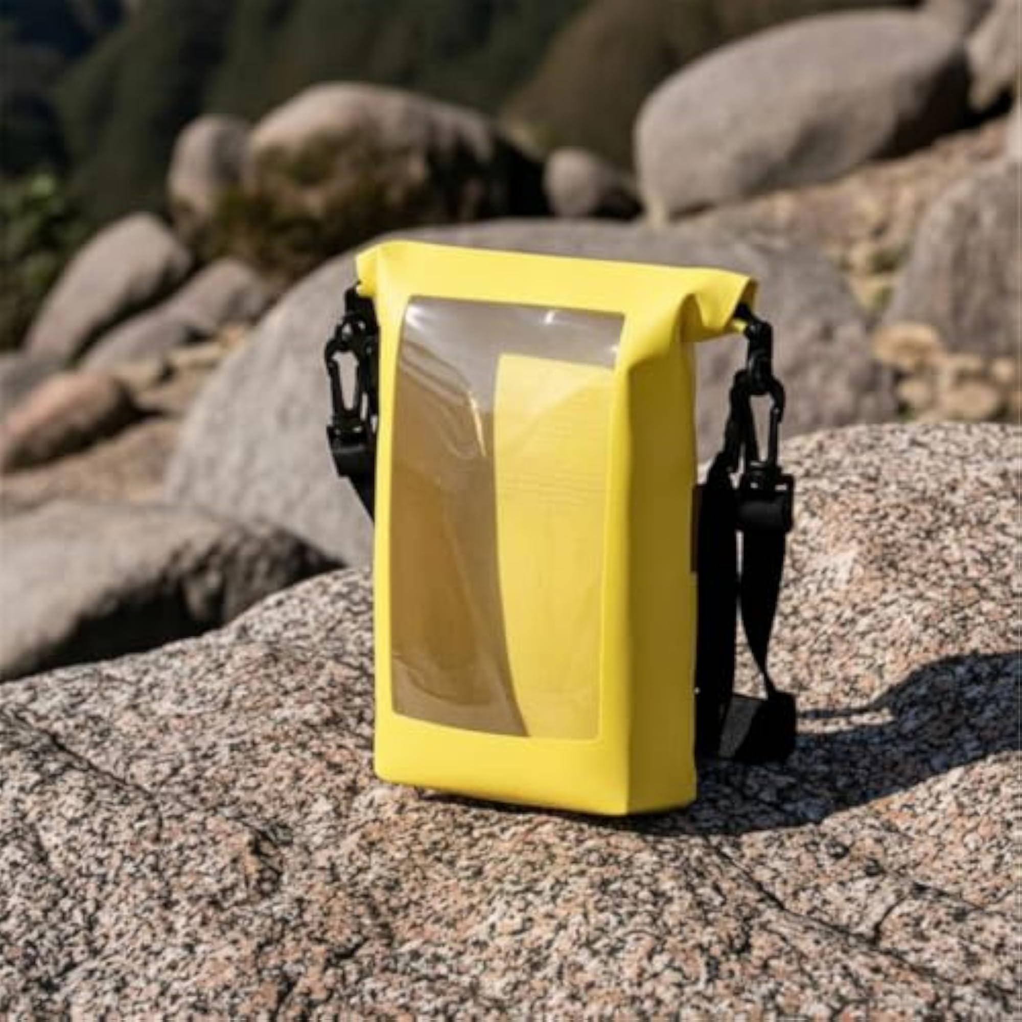 Touchscreen Compatible Waterproof Phone Bag with Shoulder Strap