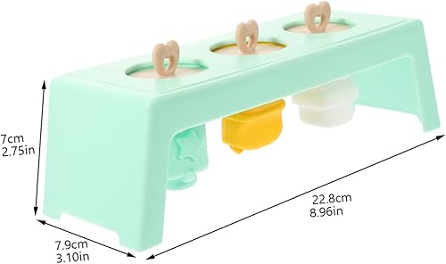 Miniatura 2 de NAMOARLY Molde de silicona de dibujos animados, moldes para paletas de hielo, molde de silicona para hielo, moldes de silicona para paletas de