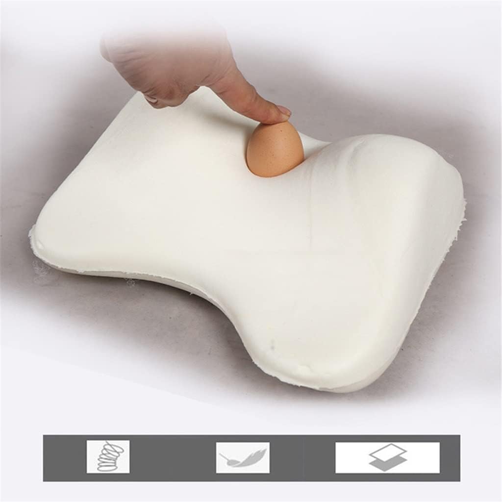 Car Neck Pillows Memory Cotton Leather Breathable Auto Car Neck Rest Headrest with Waist Cushion Car Interior Accessories(White-Dinosaur Doodle4)