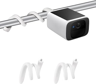 2Pack Flexible Twist Mount Compatible with eufy SoloCam S220/C210, eufyCam 2C/2C Pro, 3/S330, 3C/S300, Weatherproof Strong and Sturdy Security Camera Mount for Indoor and Outdoor Cameras - White