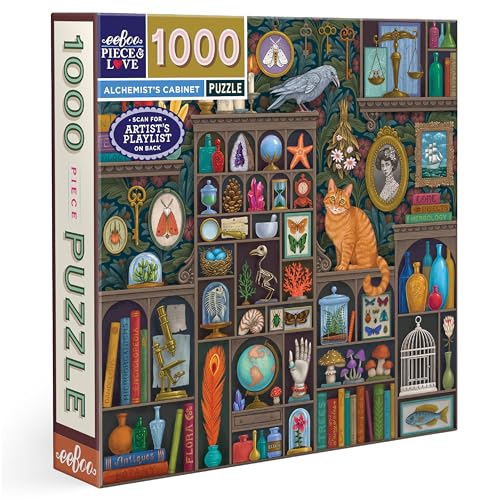 eeBoo Alchemist's Closet 1000 Piece Square Jigsaw Puzzle, 23' x 23'