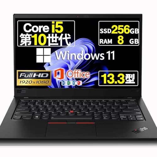 �y�����ςݕi�z �m�[�g�p�\�R�� Thinkpad X390 13.3�^ �t��HD Core i5-10210U �J���� Wi-Fi6 HDMI type-C Windows11 MS Office���� (256.0, GB)