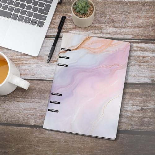 Carnet de notes rechargeable A5 marbre pour vos réunions professionnelles - 4